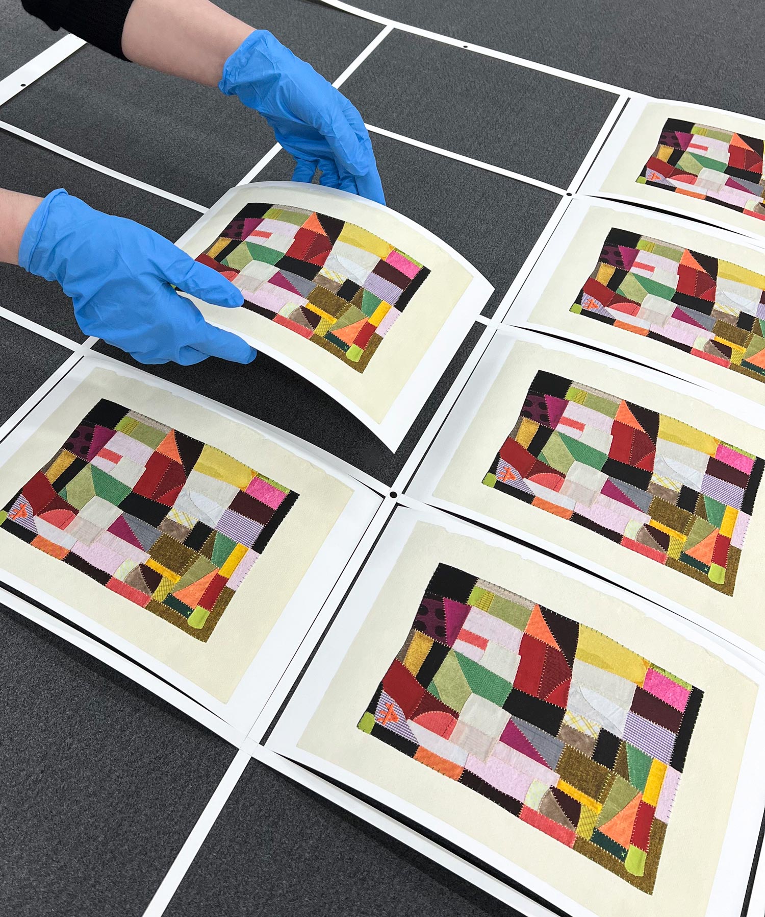 Using Hahnemühle's Hemp paper to recreate tapestry for Alison Aye