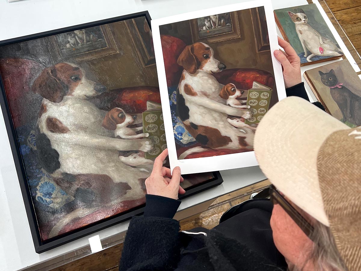 From original painting to collector's hands - producing Alison Friend's limited editions