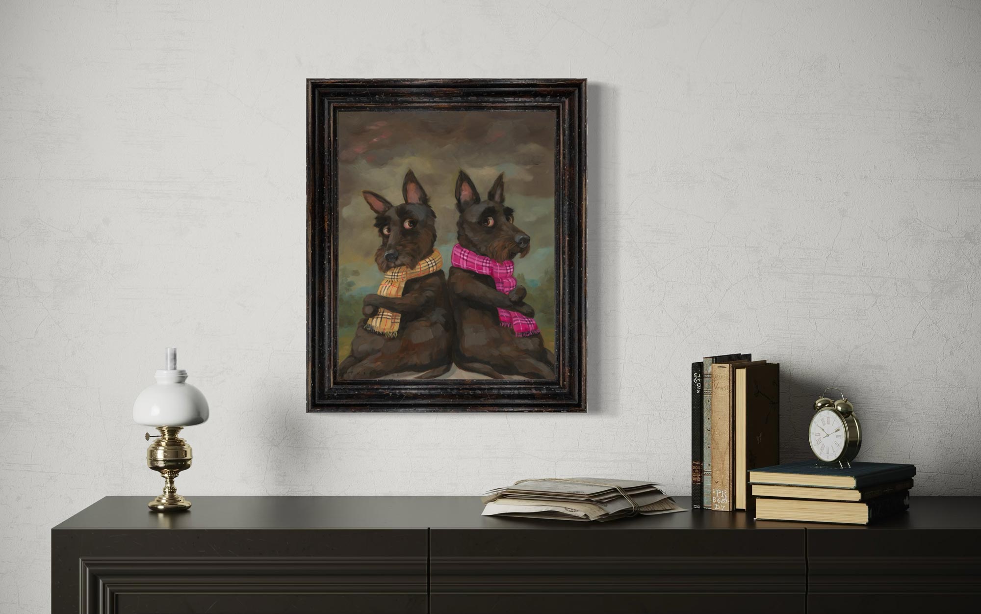 Clash of the Tartans (Original Painting)