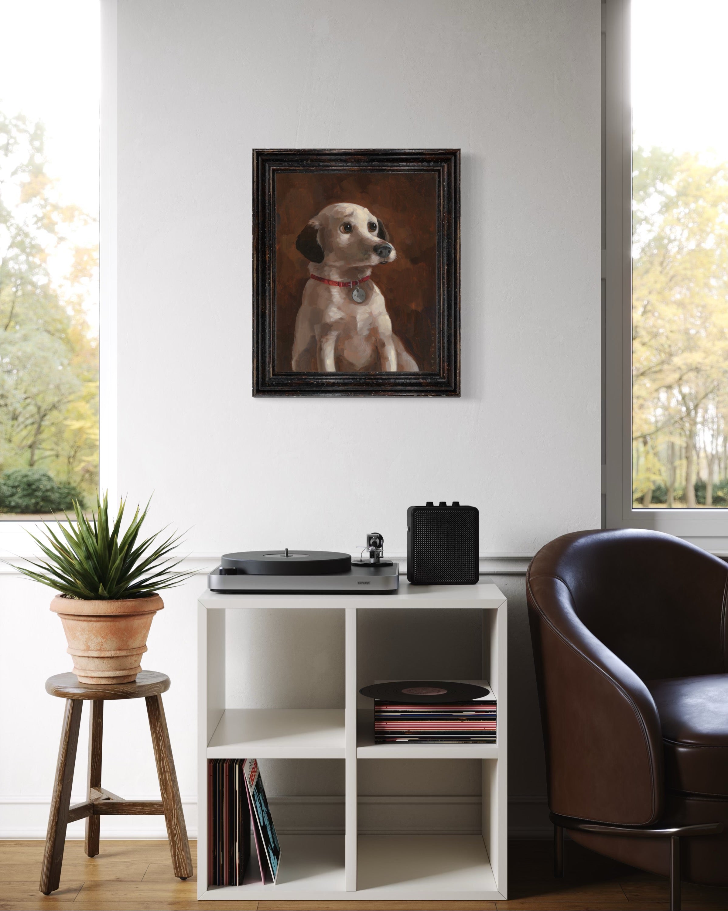 Alan Wondered When He’d Get Another Biscuit (Original Painting)