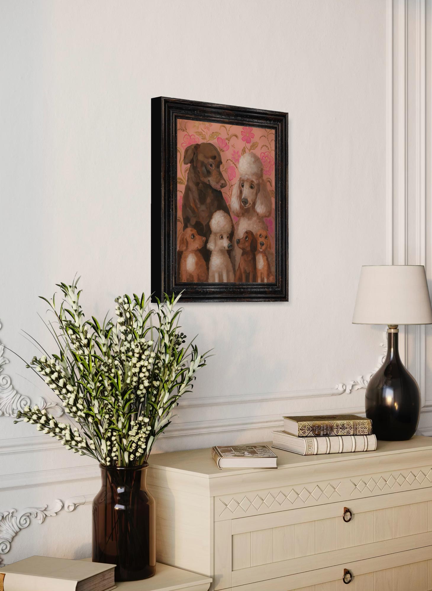 He Has His Mother's Hair (Original Painting)