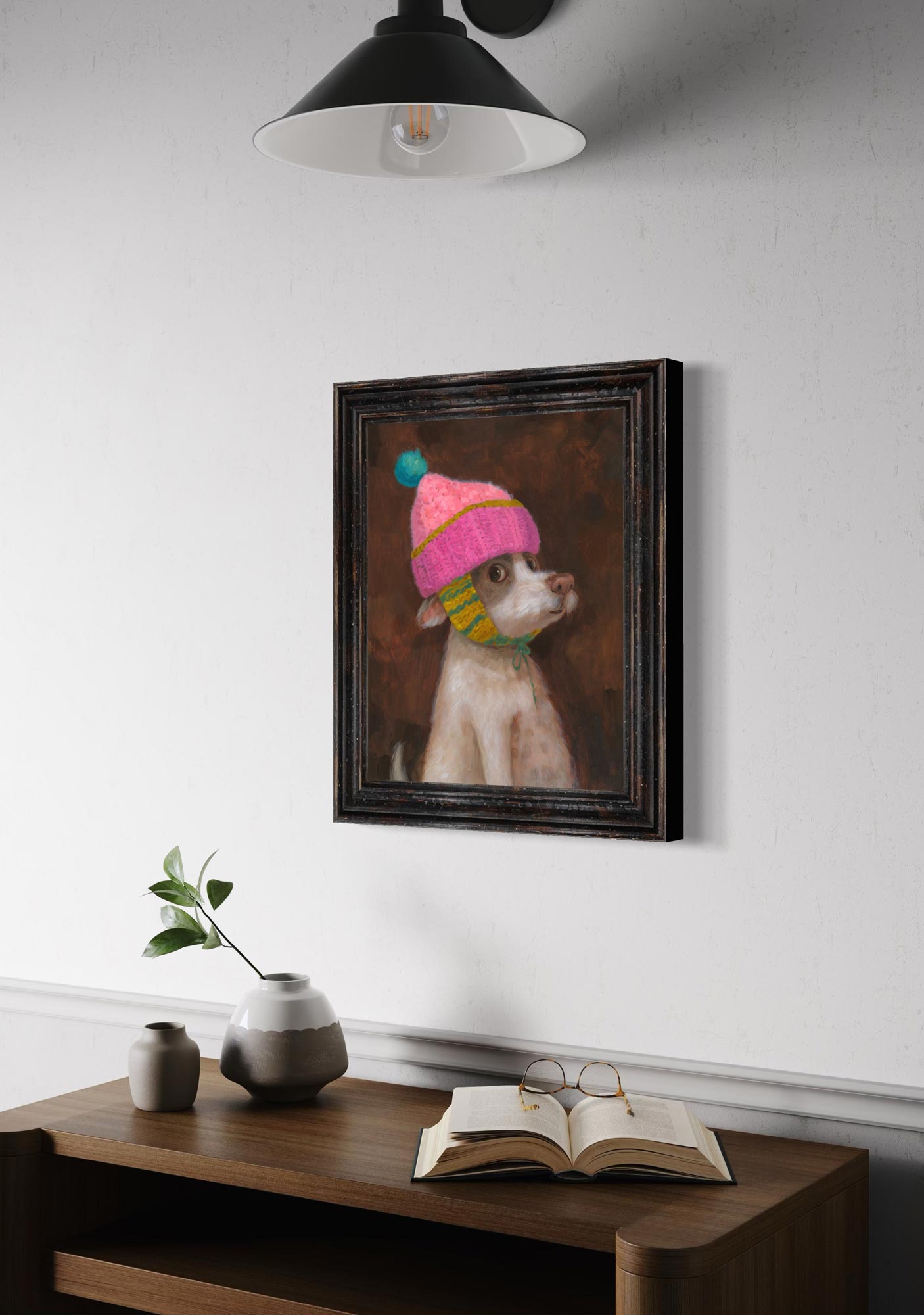 Her Granny Knitted It (Original Painting)