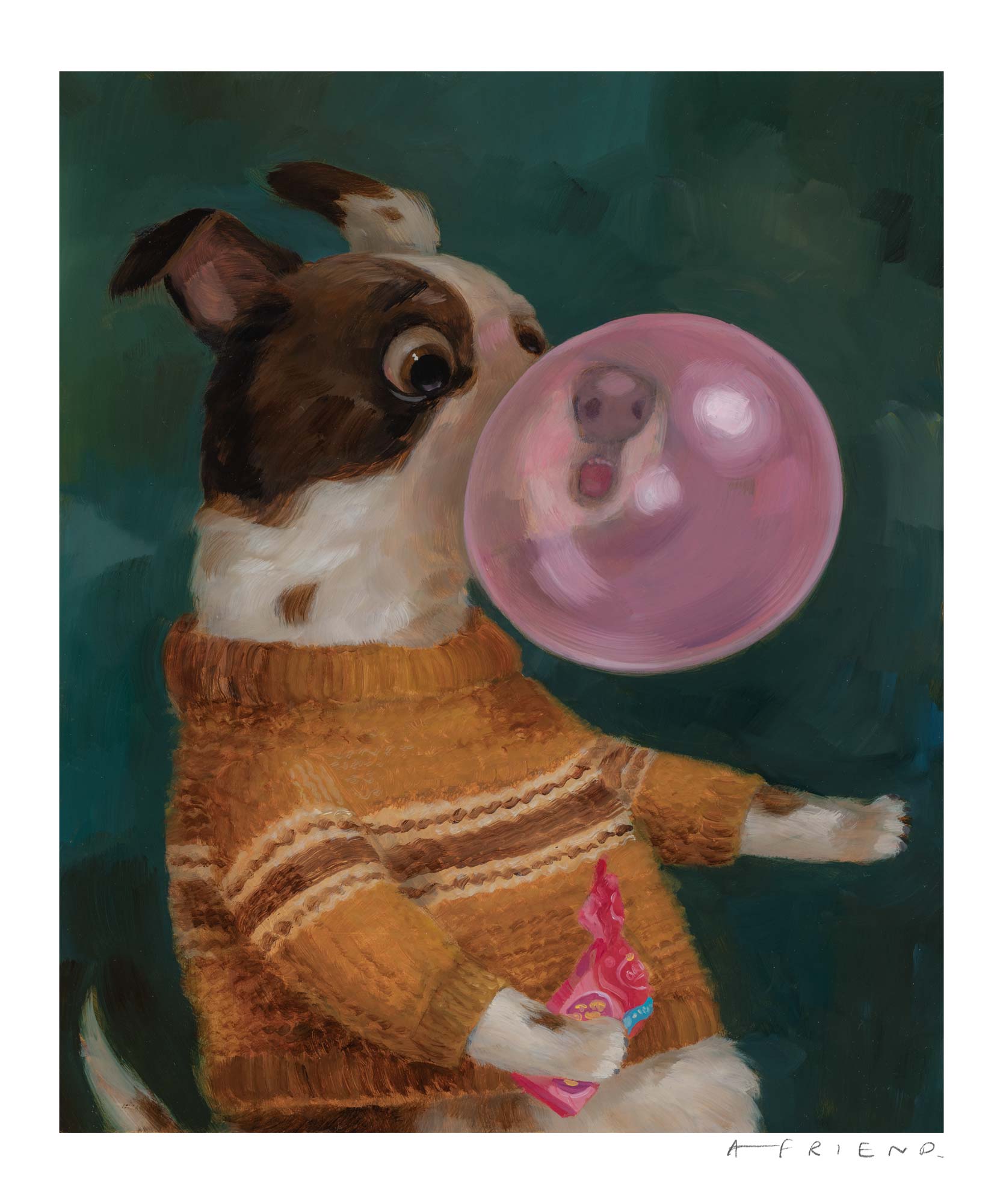 Hubba Bubba Dog - Exclusive Print