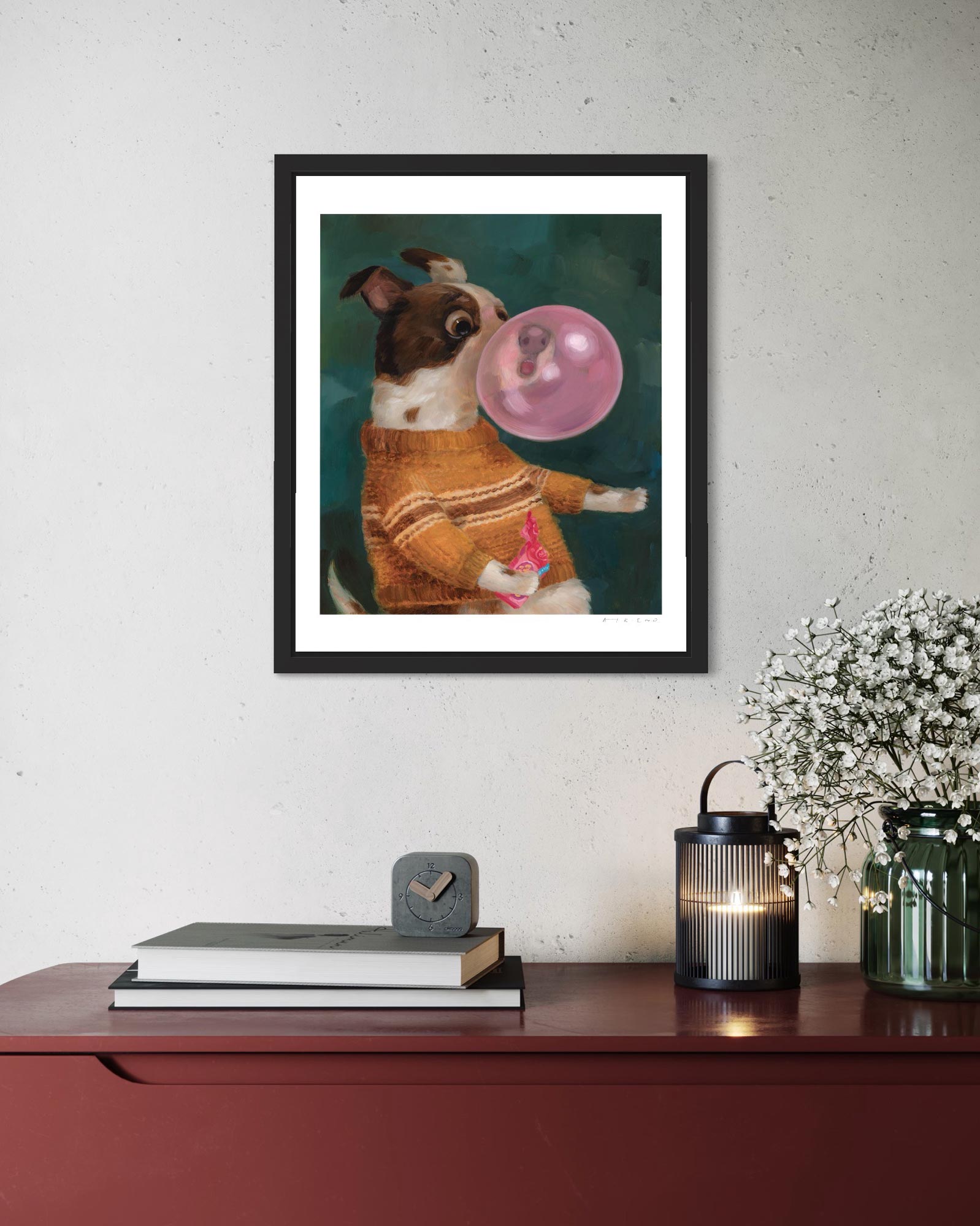 Hubba Bubba Dog - Exclusive Print