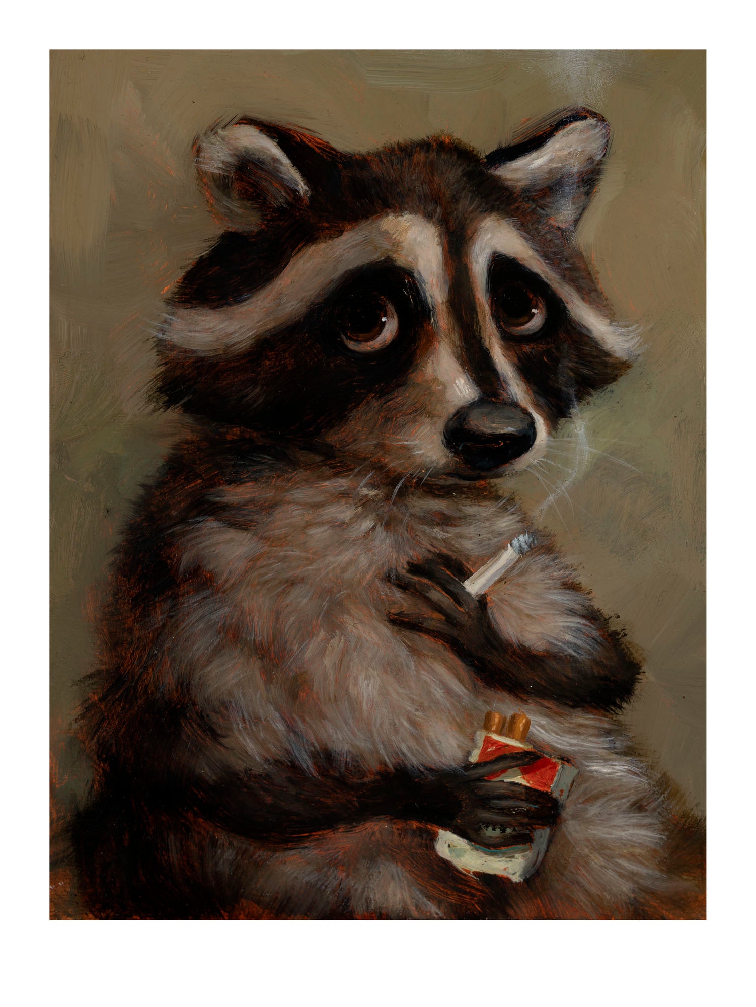 Smoking Raccoon